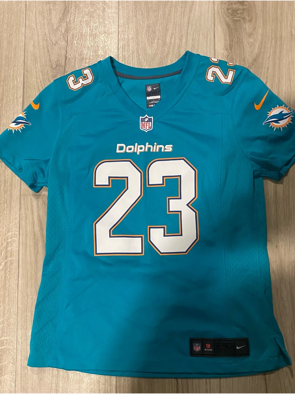 Nike Teal Miami Dolphins #23 Football Jersey